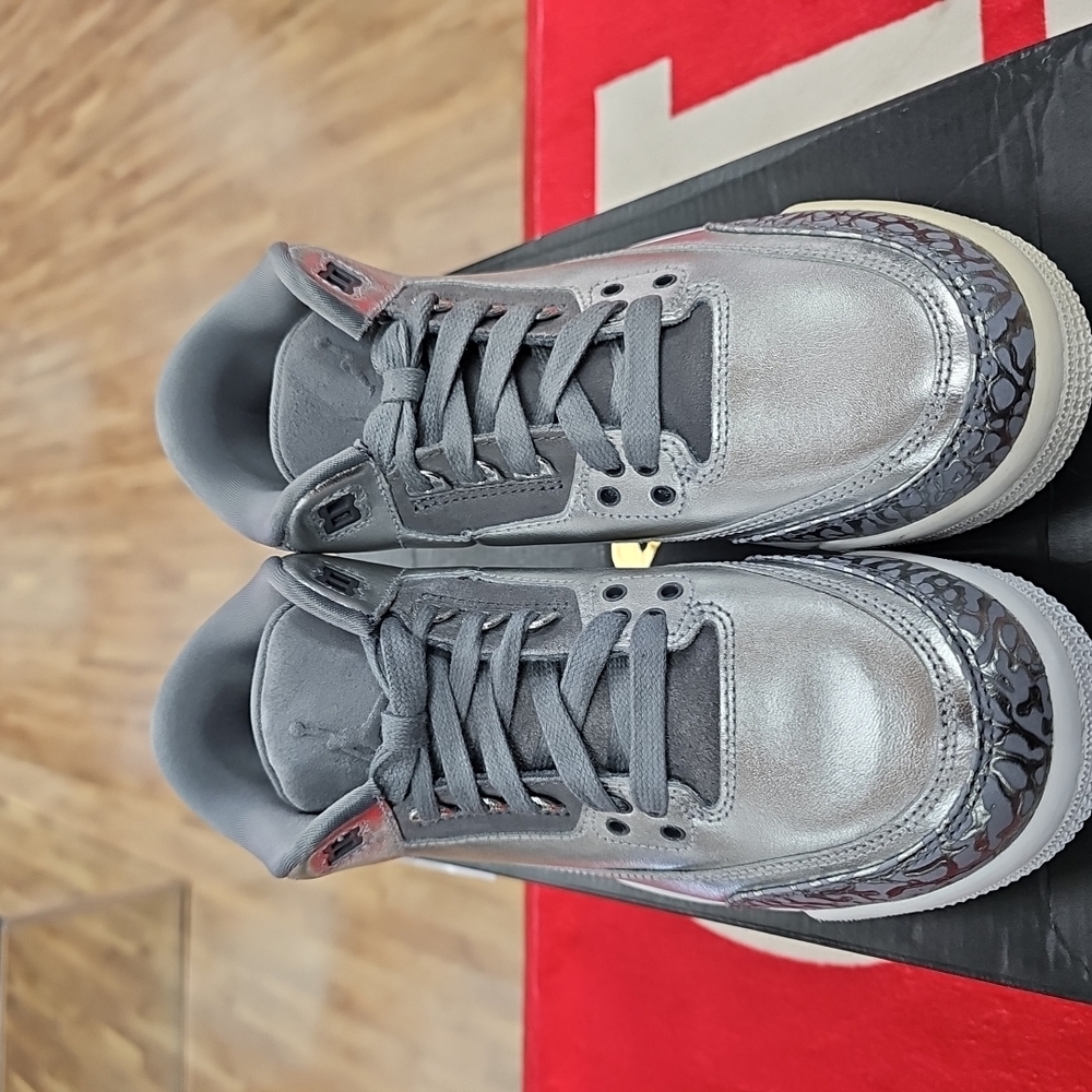 Nike Air Jordan 3 Retro Silver Sneakers